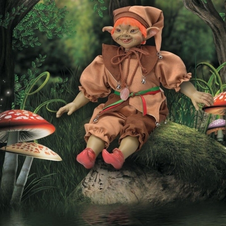 картинка Кукла "Эльф Puck", 38 см, арт. 40003 интернет-магазин TuKiTu.ru